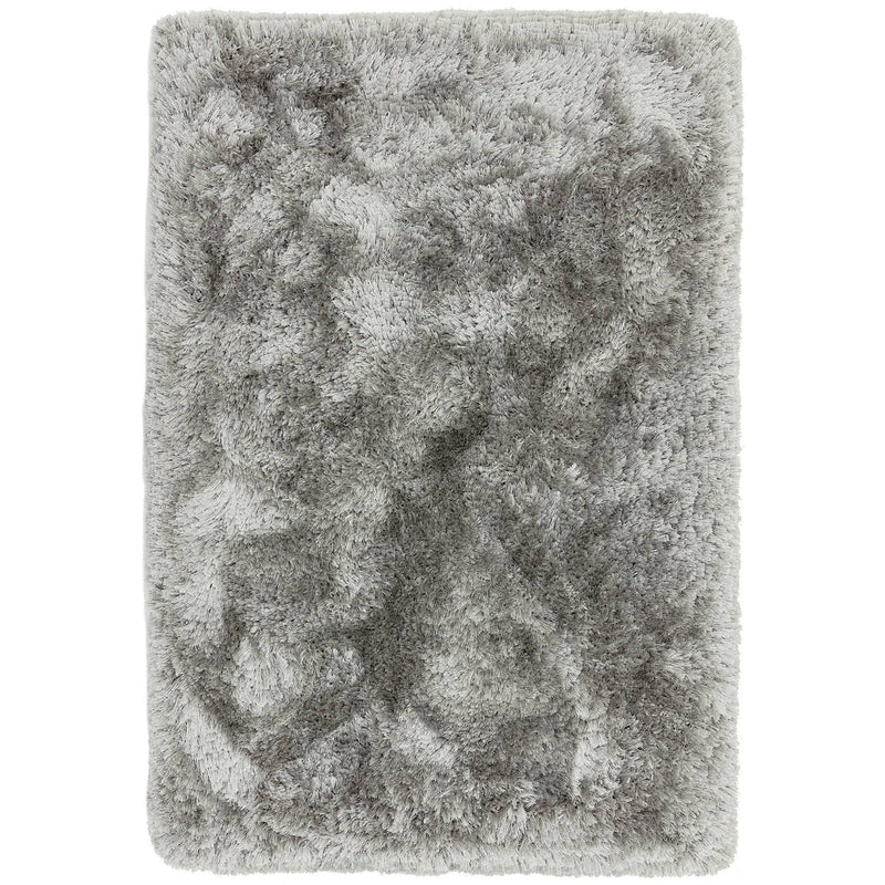 Atmacha Home & Living Rug Plush Silver - Grey/Silver - Shaggy Rug