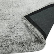 Atmacha Home & Living Rug Plush Silver - Grey/Silver - Shaggy Rug