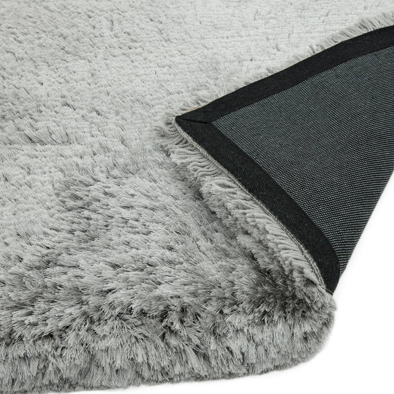 Atmacha Home & Living Rug Plush Silver - Grey/Silver - Shaggy Rug