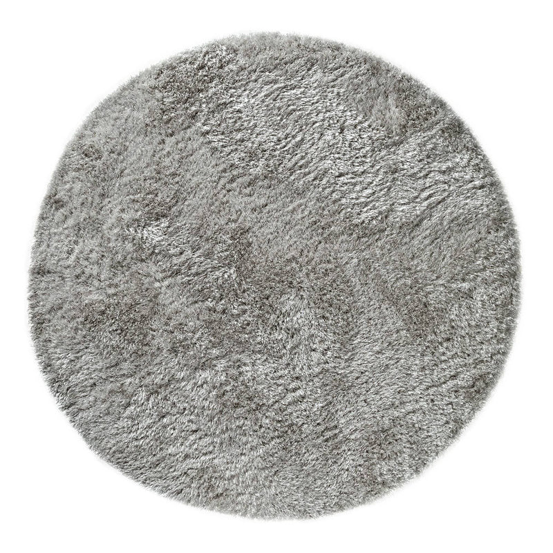 Atmacha Home & Living Rug Plush Silver - Grey/Silver - Shaggy Rug