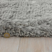 Atmacha Home & Living Rug Plush Silver - Grey/Silver - Shaggy Rug