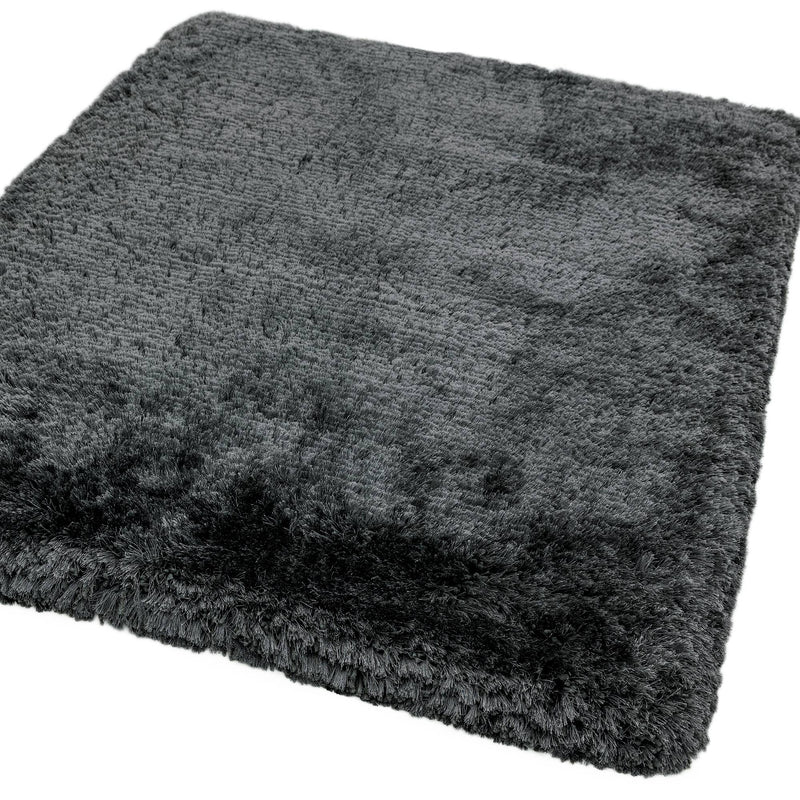 Atmacha Home & Living Rug Plush Slate - Grey/Silver - Shaggy Rug