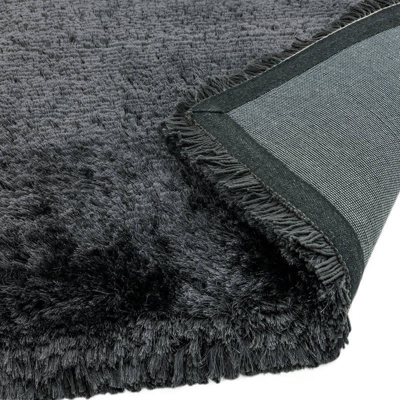 Atmacha Home & Living Rug Plush Slate - Grey/Silver - Shaggy Rug