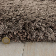 Atmacha Home & Living Rug Plush Zinc - Grey/Silver - Shaggy Rug