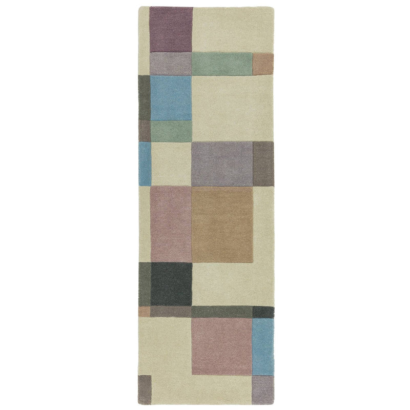 Atmacha Home & Living Rug Reef RF17 Blocks Pastel - Multi - Modern Rug