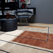 Atmacha Home & Living Rug Reef RF20 Outline Terracotta - Orange - Modern Rug