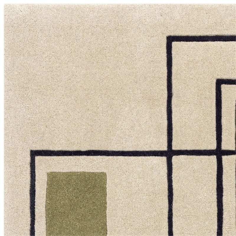 Atmacha Home & Living Rug Reef RF21 Outline Khaki - Green - Modern Rug