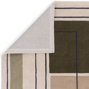Atmacha Home & Living Rug Reef RF21 Outline Khaki - Green - Modern Rug