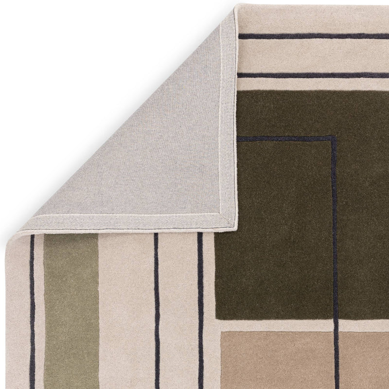 Atmacha Home & Living Rug Reef RF21 Outline Khaki - Green - Modern Rug
