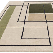 Atmacha Home & Living Rug Reef RF21 Outline Khaki - Green - Modern Rug