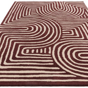 Atmacha Home & Living Rug Reef RF29 Curve Plum Modern Rug