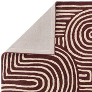 Atmacha Home & Living Rug Reef RF29 Curve Plum Modern Rug