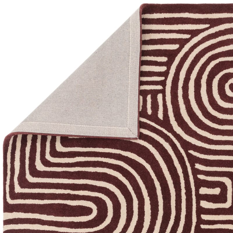 Atmacha Home & Living Rug Reef RF29 Curve Plum Modern Rug