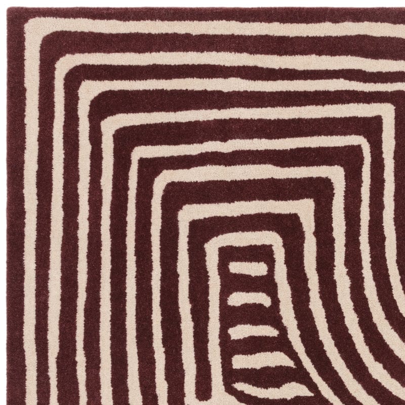 Atmacha Home & Living Rug Reef RF29 Curve Plum Modern Rug