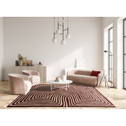 Atmacha Home & Living Rug Reef RF29 Curve Plum Modern Rug