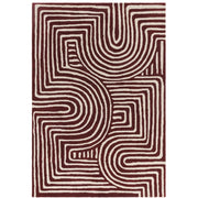 Atmacha Home & Living Rug Reef RF29 Curve Plum Modern Rug