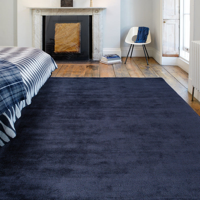Atmacha Home & Living Rug Reko Navy Plain Rug