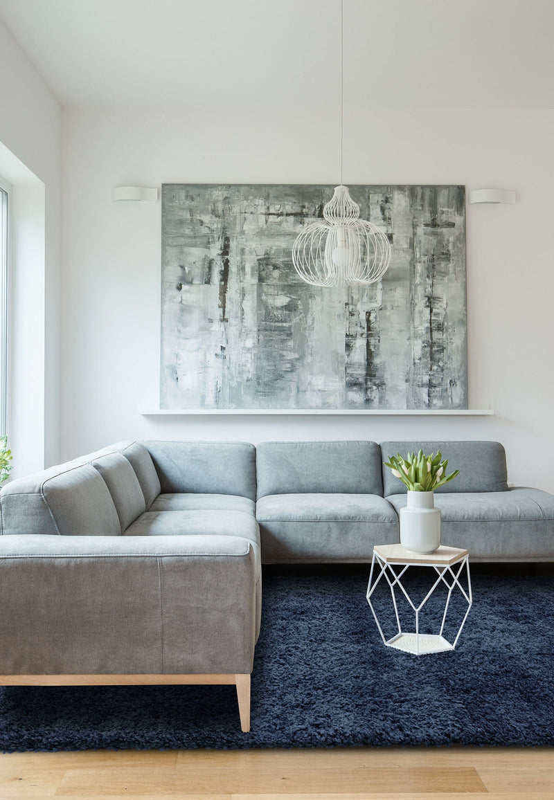 Atmacha Home & Living Rug Ritchie Blue Shaggy Rug