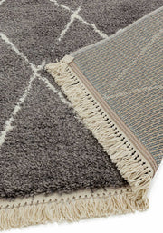 Atmacha Home & Living Rug Rocco RC07 Grey Diamond Boho Rug