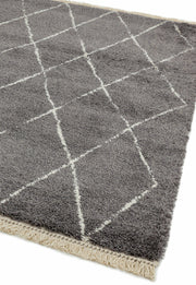 Atmacha Home & Living Rug Rocco RC07 Grey Diamond Boho Rug