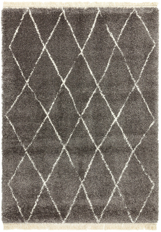 Atmacha Home & Living Rug Rocco RC07 Grey Diamond Boho Rug