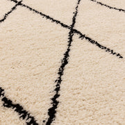 Atmacha Home & Living Rug Rocco RC08 Cream Diamond Boho Rug