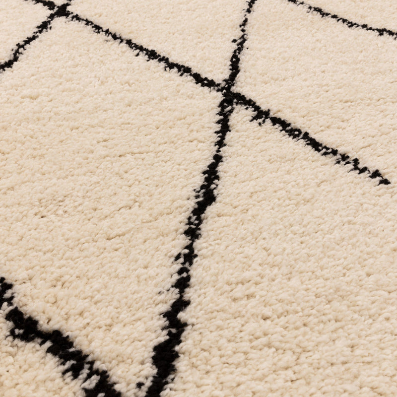 Atmacha Home & Living Rug Rocco RC08 Cream Diamond Boho Rug