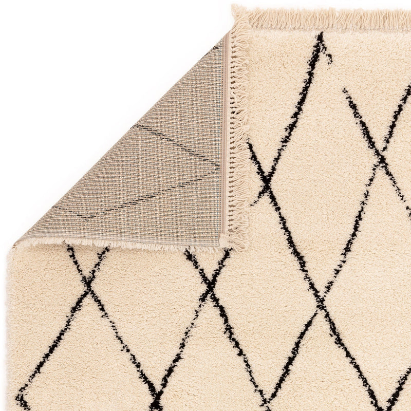 Atmacha Home & Living Rug Rocco RC08 Cream Diamond Boho Rug