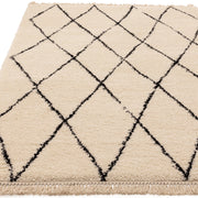 Atmacha Home & Living Rug Rocco RC08 Cream Diamond Boho Rug