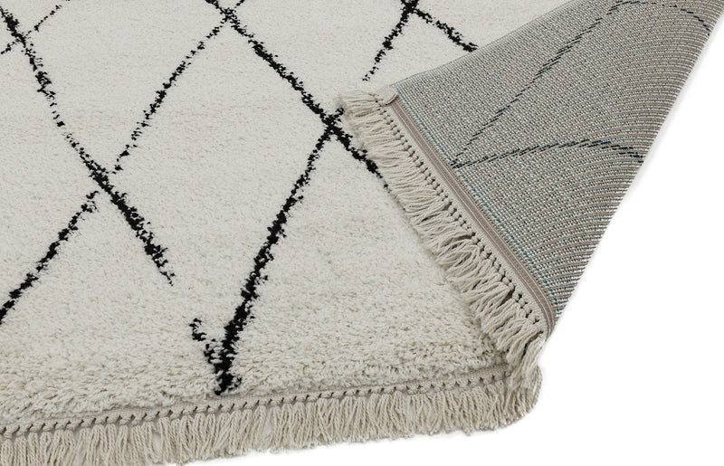 Atmacha Home & Living Rug Rocco RC08 Cream Diamond Boho Rug