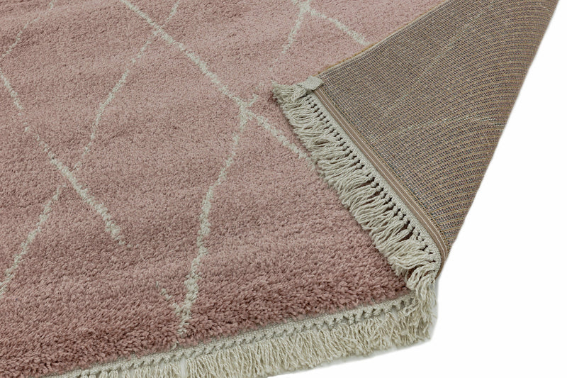 Atmacha Home & Living Rug Rocco RC09 Pink Diamond Boho Rug