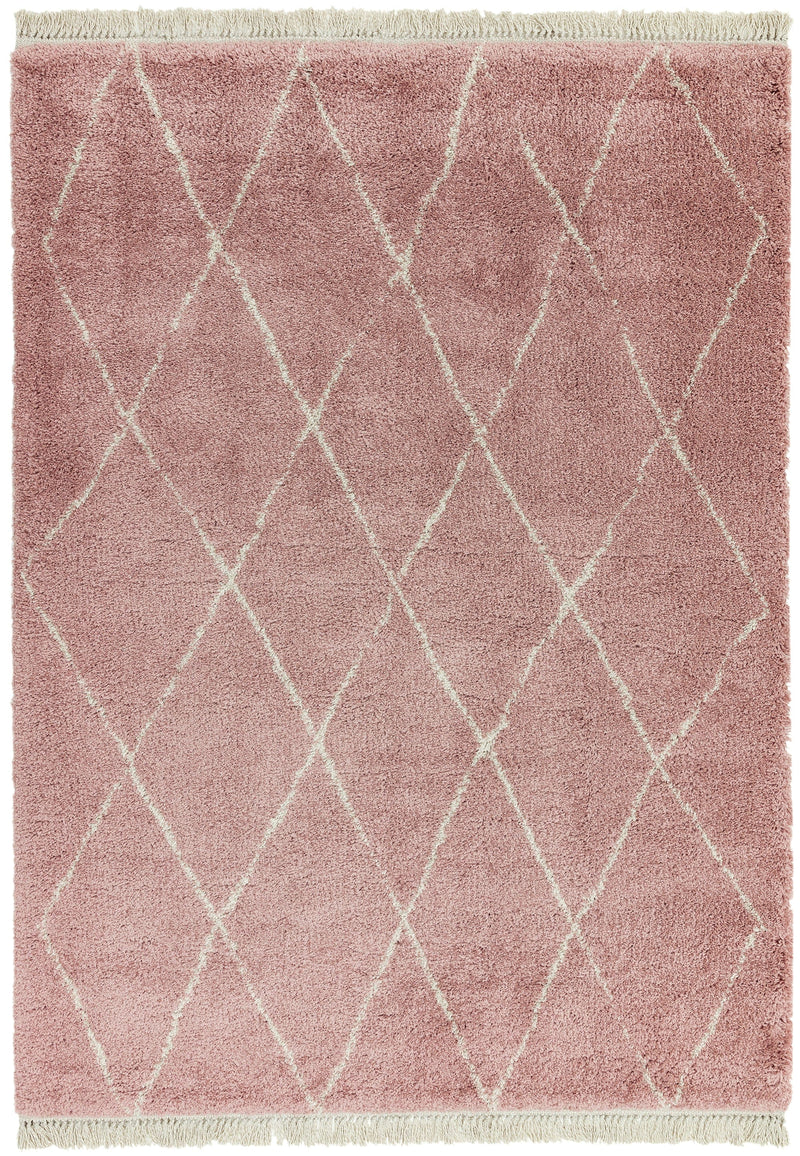 Atmacha Home & Living Rug Rocco RC09 Pink Diamond Boho Rug