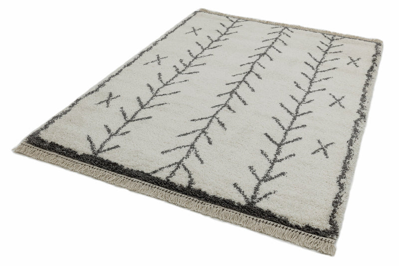 Atmacha Home & Living Rug Rocco RC10 Cream & Grey Boho Rug