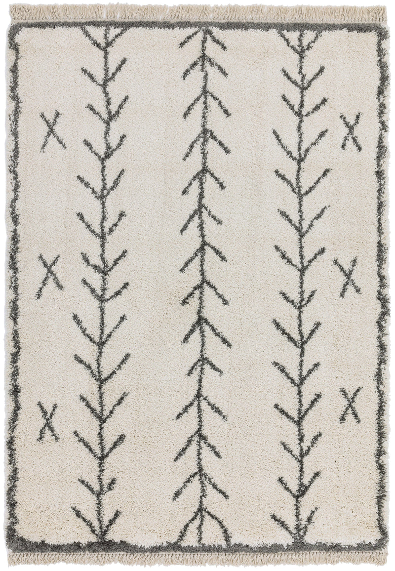 Atmacha Home & Living Rug Rocco RC10 Cream & Grey Boho Rug