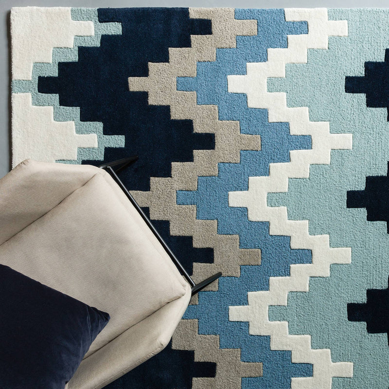 Atmacha Home & Living Rug RUNNER 70X240 Matrix MAX70 Cuzzo Blue - Multi - Modern Rug