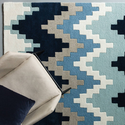 Atmacha Home & Living Rug RUNNER 70X240 Matrix MAX70 Cuzzo Blue - Multi - Modern Rug