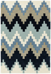 Atmacha Home & Living Rug RUNNER 70X240 Matrix MAX70 Cuzzo Blue - Multi - Modern Rug