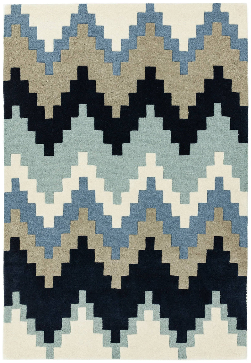 Atmacha Home & Living Rug RUNNER 70X240 Matrix MAX70 Cuzzo Blue - Multi - Modern Rug