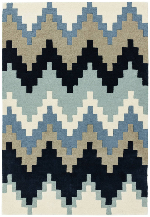 Atmacha Home & Living Rug RUNNER 70X240 Matrix MAX70 Cuzzo Blue - Multi - Modern Rug