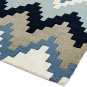Atmacha Home & Living Rug RUNNER 70X240 Matrix MAX70 Cuzzo Blue - Multi - Modern Rug