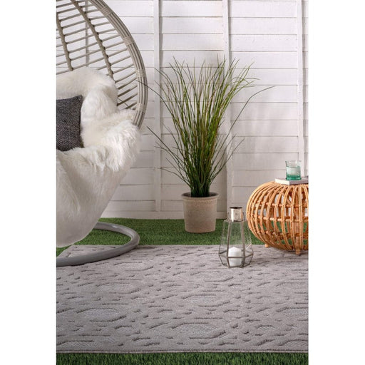 Atmacha Home & Living Rug Salta SA03 Silver Geometric Modern Rug