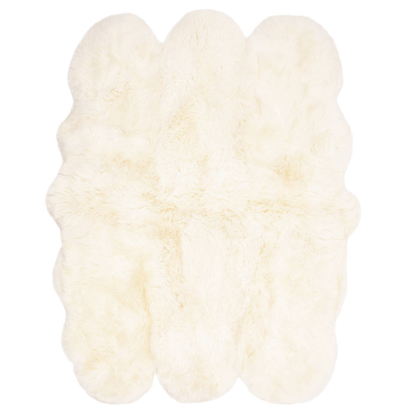 Atmacha Home & Living Rug Sheepskin White - Cream/White - Sheepskins/Furs Rug