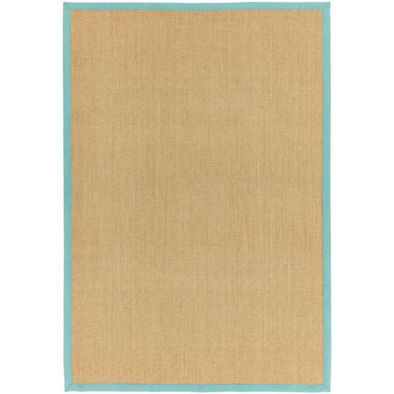 Atmacha Home & Living Rug Sisal Linen/Aqua Natural Rug
