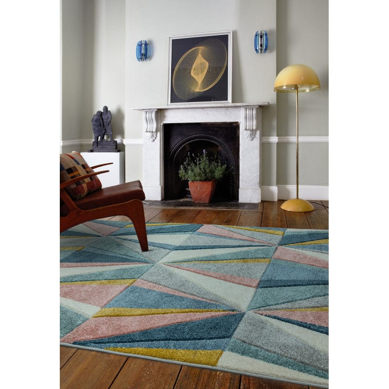 Atmacha Home & Living Rug Sketch SK04 Diamond Multi Modern Rug