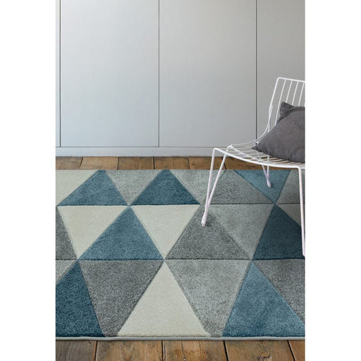 Atmacha Home & Living Rug Sketch SK07 Kite Blue Modern Rug