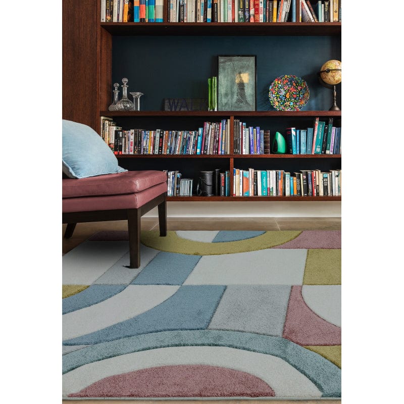 Atmacha Home & Living Rug Sketch SK08 Retro Multi Modern Rug