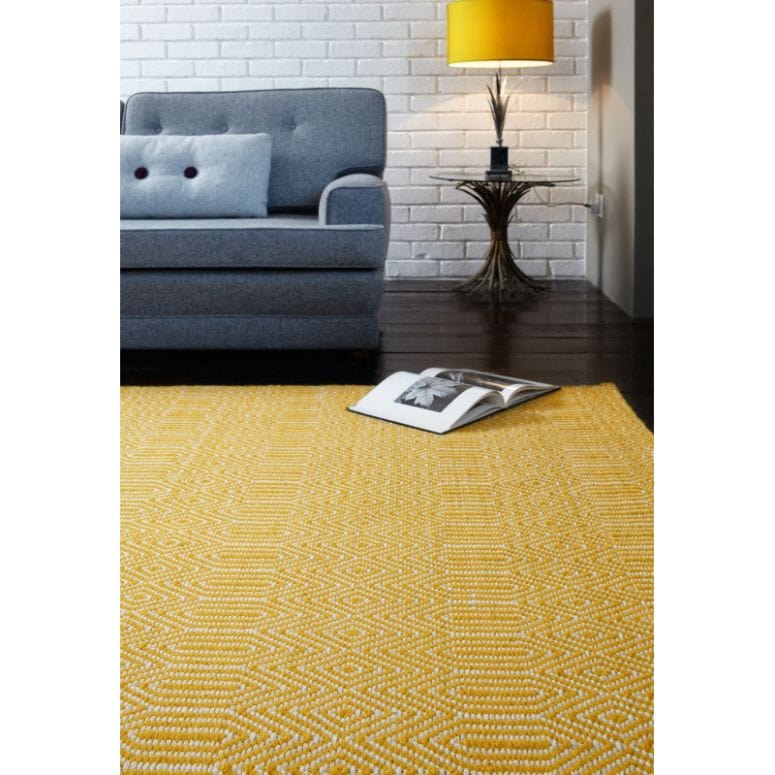 Atmacha Home & Living Rug Sloan Mustard Flatweave Rug