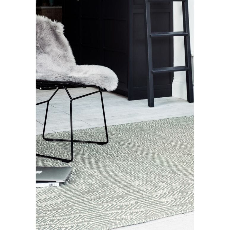 Atmacha Home & Living Rug Sloan Silver Flatweave Rug