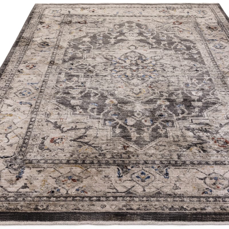 Atmacha Home & Living Rug Sovereign Charcoal Medallion Classic Rug