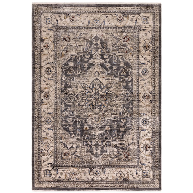 Atmacha Home & Living Rug Sovereign Charcoal Medallion Classic Rug